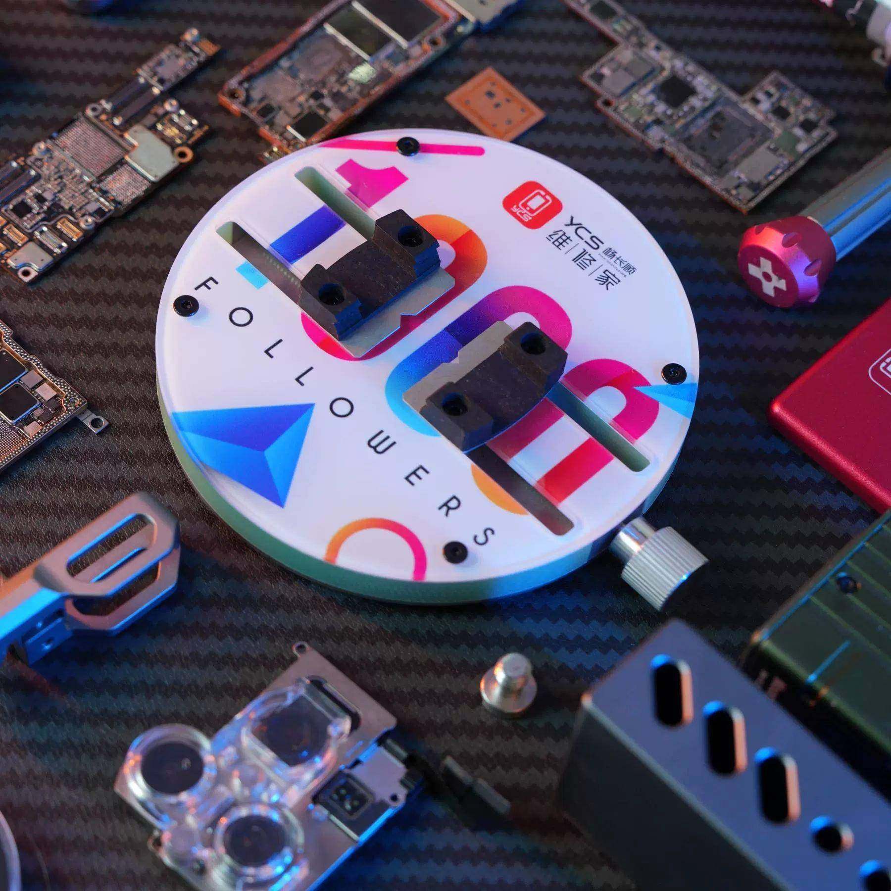 杨长顺维修YCS-0H3Po主r板显DQC微镜环形夹具家耐高温钢化玻璃面