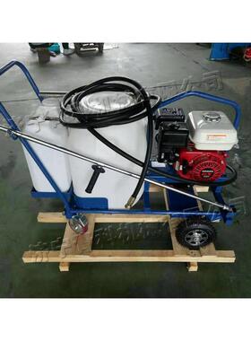 855小型手布推式式沥青洒机带轮道路沥青撒补播机路面养护修喷洒