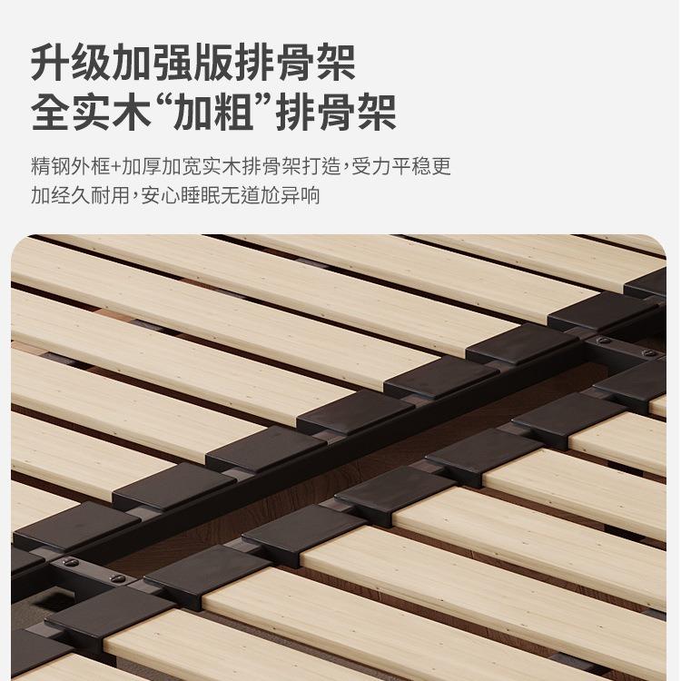 新品ltaoEWWR新款实木床法式复古蝴奶油风床储物主卧2米x22米大轻