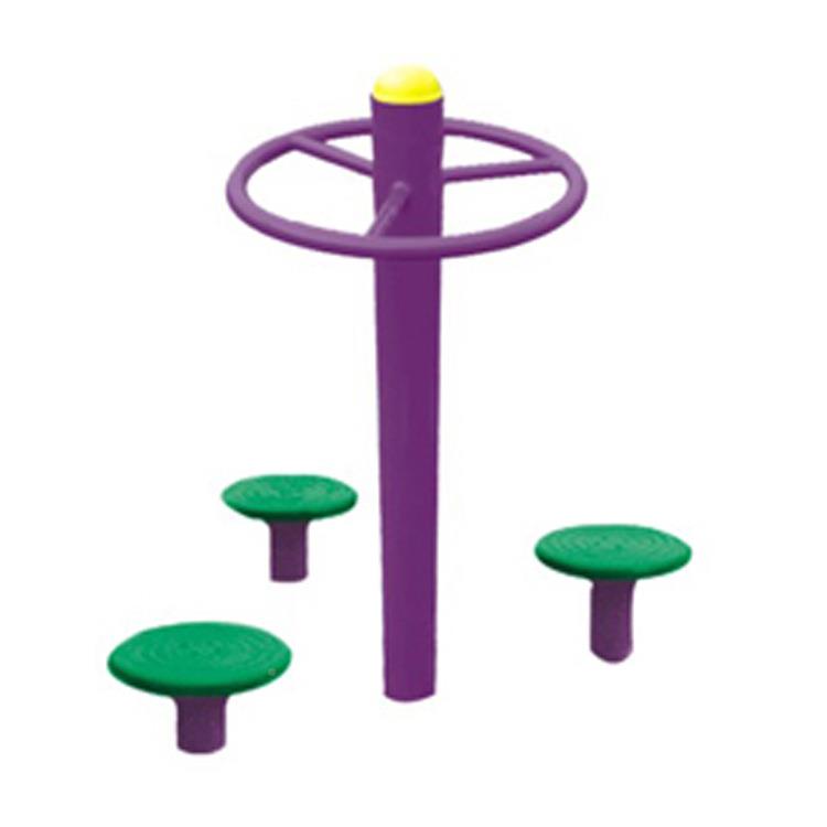 户无品牌/外公扭广场小园区社区扭坐立腰器健身器材三位腰器