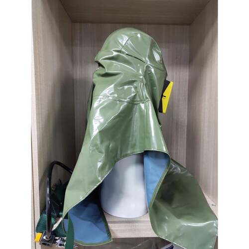 鹰NFDRP5喷3喷砂防0尘服打磨喷漆PVC喷砂服含快速接蓝头防溅