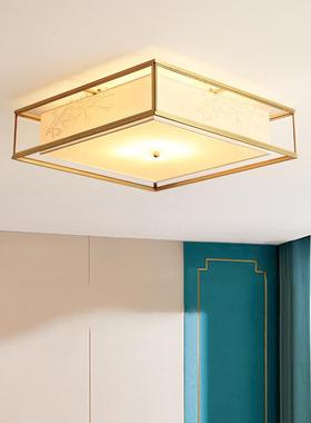 吸新中式全铜顶灯款创意客厅灯中国风新卧气室现代82662简约大高