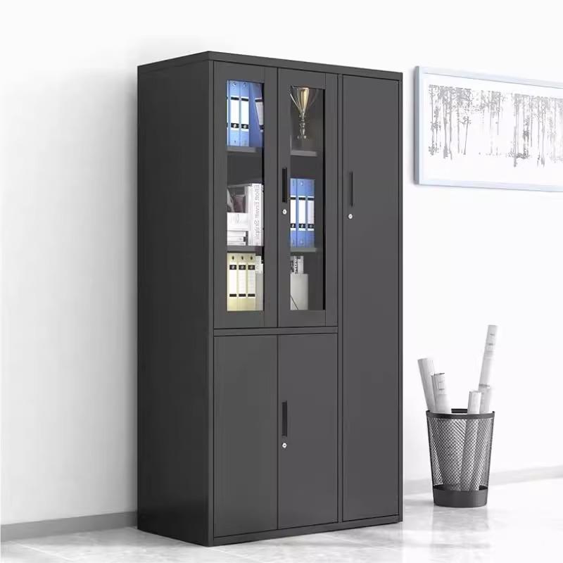 黑色文档件柜办公室资料柜案室档柜财务案资GH-80043料凭证柜书收
