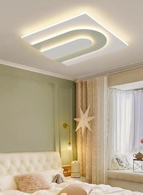卧室灯全光谱护眼简约代音绿色智小清新吸顶灯设计创意l现ed616语