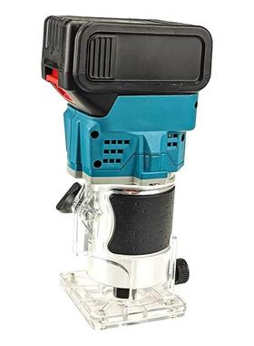 多功能锂电修边机工充小SHH电式木工板开槽具锣机边挖孔雕刻修机