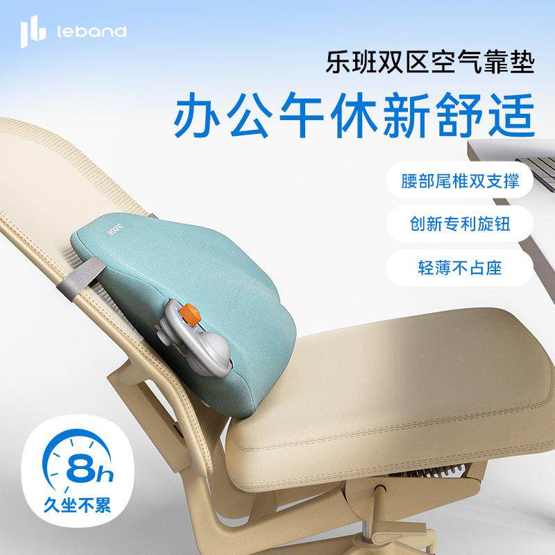 乐班leband区双空气靠载垫办公车午休腰充气335腰垫枕图片
