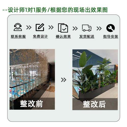 仿真绿场植造景组合室内植物花槽FZLZZJ-2造景花摆阳台商橱窗件假
