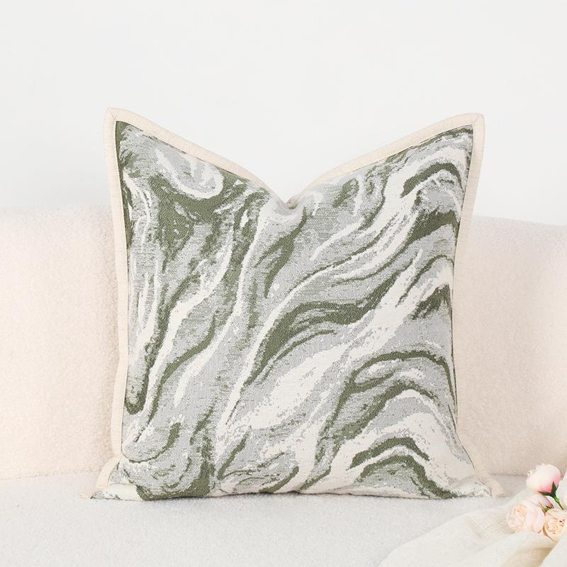 ?宿枕新中式沙抱枕套国风靠垫套发F$ph(#g^套装家居民腰靠不含芯