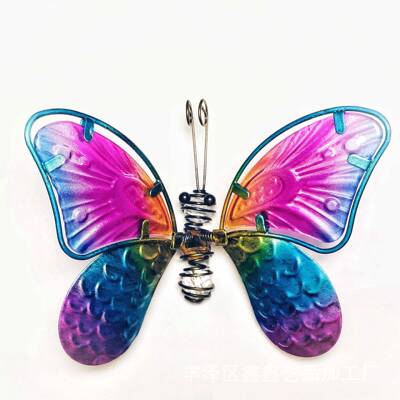 太花阳能件量雨器太阳能花插SFI金属铁艺工艺品地插园装饰园林插