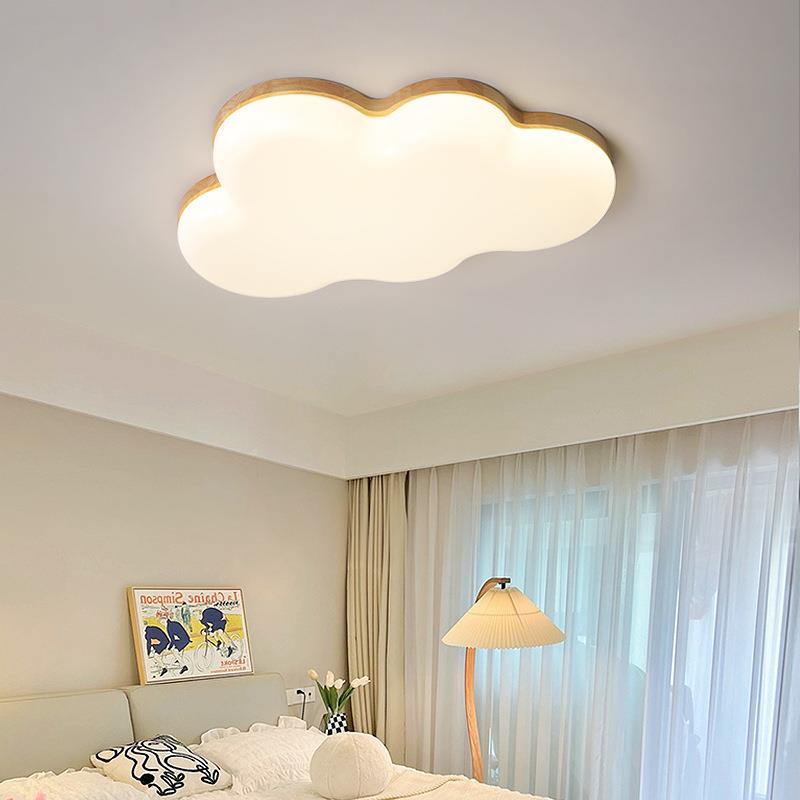 全谱朵吸顶灯简约现代光护眼儿房间灯云创意奶油风132卧室书童房