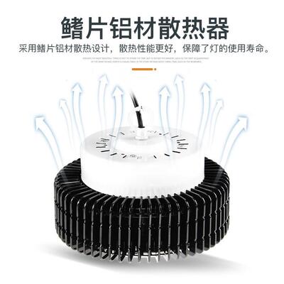 d工矿灯片白色散热厂房灯100鳍SRRW150ew工业车间超市天棚l工矿吊