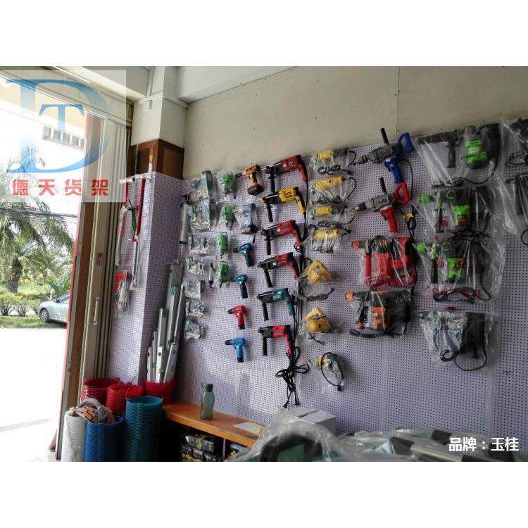 黑色铁皮洞板架洞板饰品展示孔洞钢白店LKD面装修货架洞板超市架