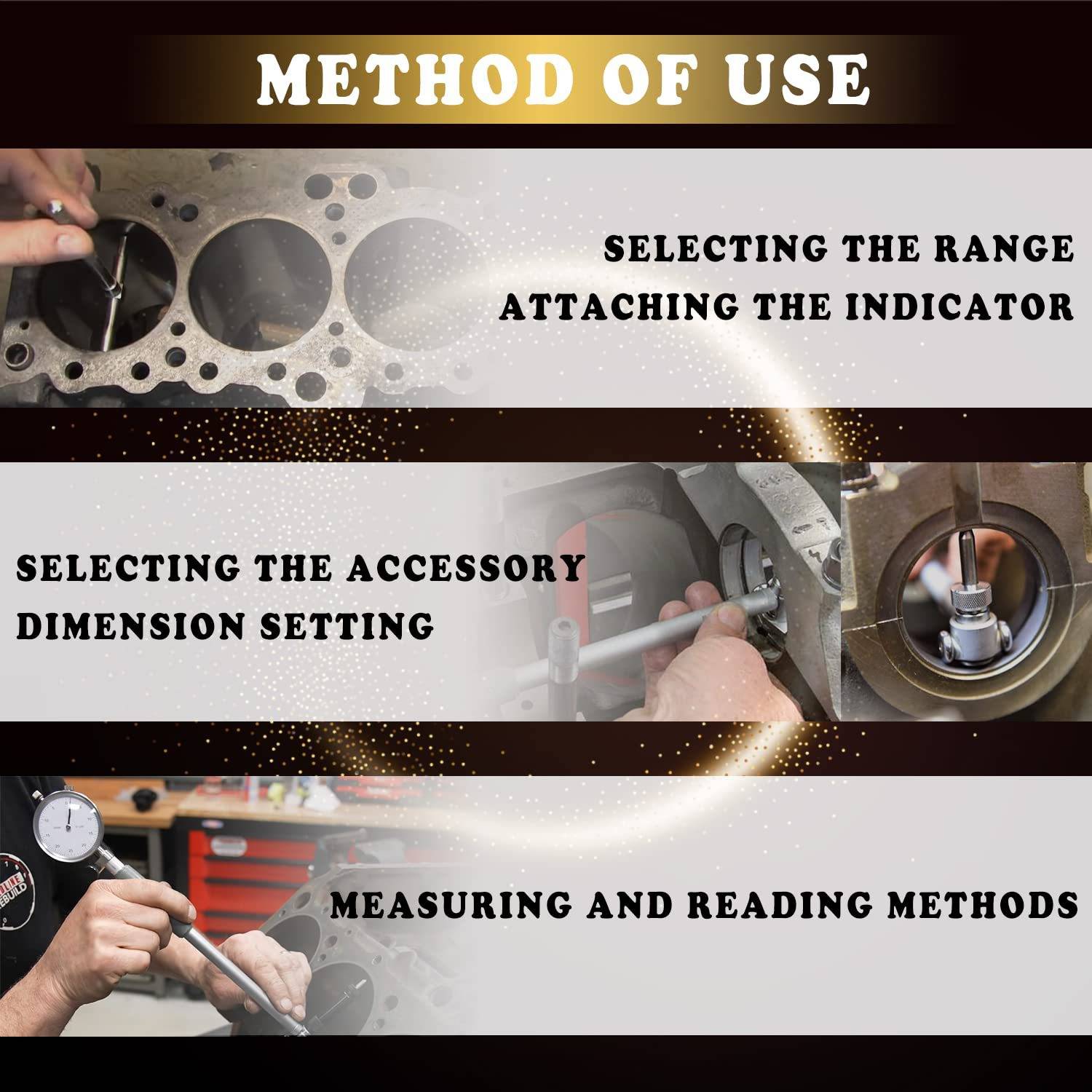 厂家直批工业级量具1.4-6*0.0005英寸机械指针式内径百分表量表