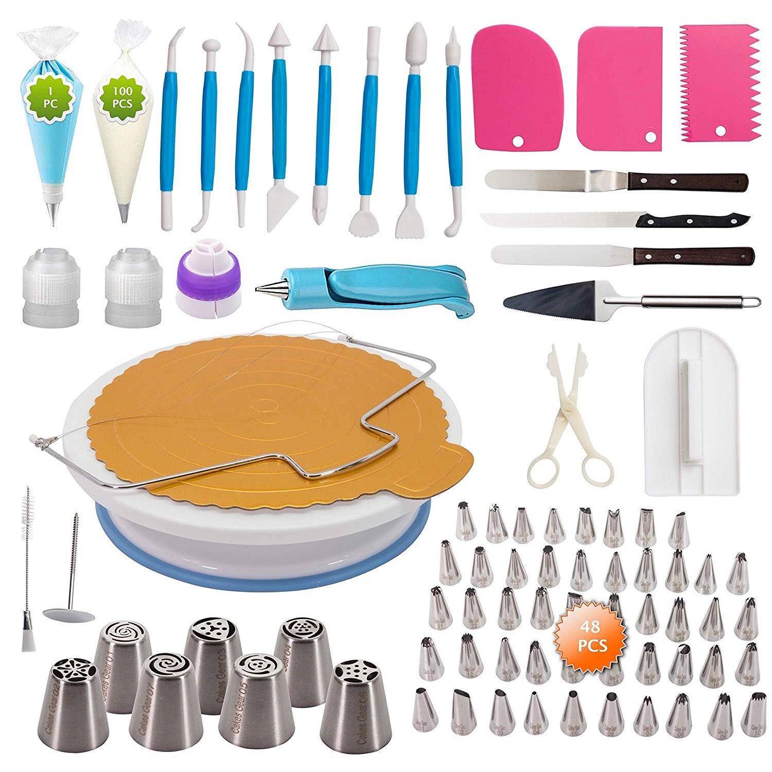 182件蛋套糕101台裱花嘴套装烘焙用转品翻糖工具