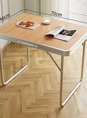 折叠桌户夜摆餐摊地推展业OZJ可折叠桌市子桌椅便携式简易外促销