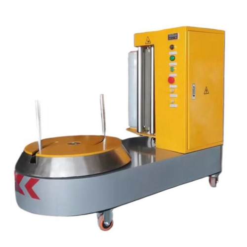 纸缠膜绕箱机小缠膜机机场行李缠绕机型包裹缠绕INW膜机包装机打