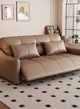 动奶油智能电沙发客一体两用折叠多功能卧室书房小户IPP床型厅伸