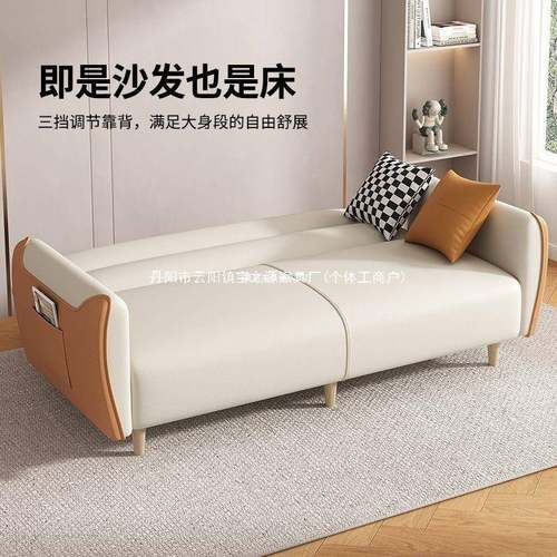 205新1款发床沙小户型客厅2寓布艺小沙公发卧室网红款出租房懒人