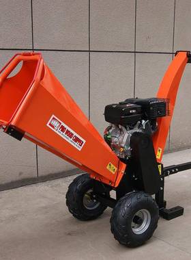 厂家现果园卧式碎OGL树木木机园林葡货萄枝粉碎机家用汽油枝碎枝