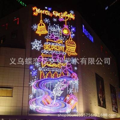 购L物中JGD心LED柔性灯饰画红打卡艺术展ED虹灯发霓光字夜网光