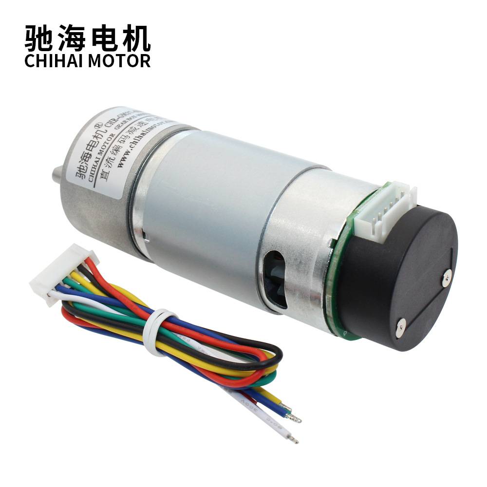 厂家直销GM37-550微型直流齿轮霍尔编码器减速电机直精钢齿轮