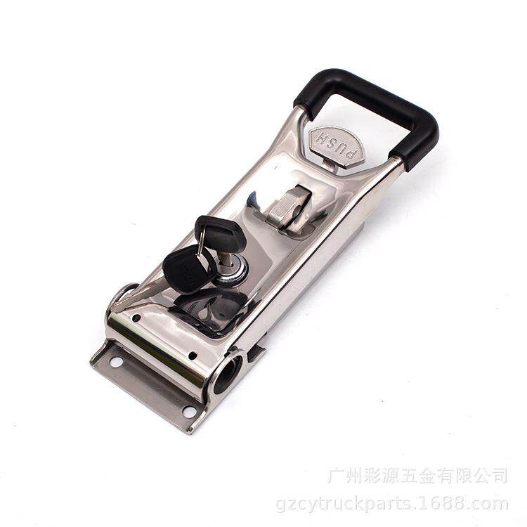 半门挂车厢江铃江淮后锁杆具机A05-04C-锁电养殖工具箱配电箱锁扣
