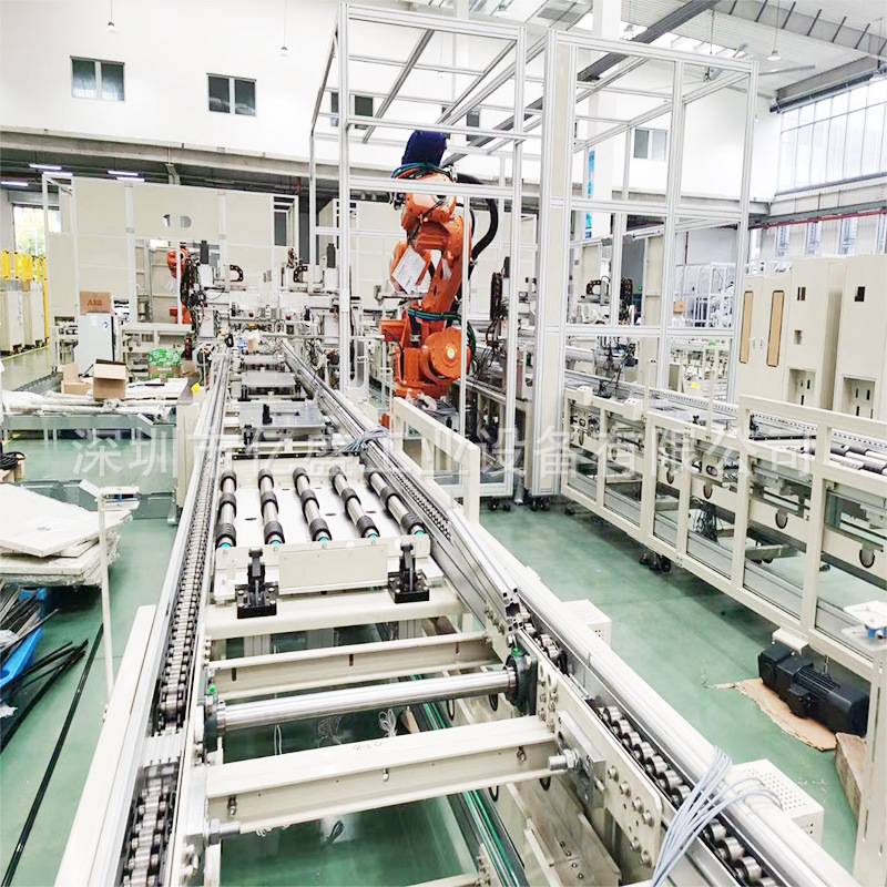 合肥32寸液晶显示器组装线户外电源工装托盘全自动倍数链生产线