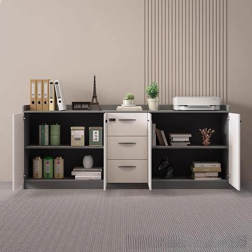 文件柜矮柜办公室YS-30221水柜储物柜打印机置柜物木质资料落地柜