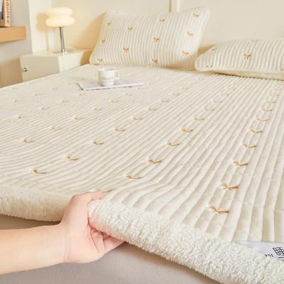 宝宝绒床垫垫家用绒yqy毯软厚垫被成人加绒褥床褥垫子保护垫三子
