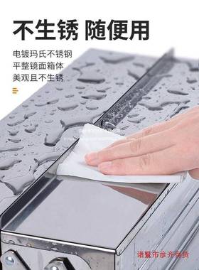 不锈工13566钢具箱工业级工具收纳箱折三叠家用整理多功能箱层加