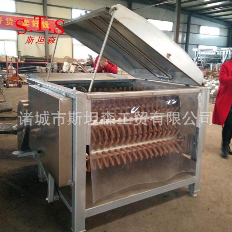 N脱毛机家禽鸡鸭鹅脱毛机卧式小型鸡鸭鹅脱毛机全自动脱毛机