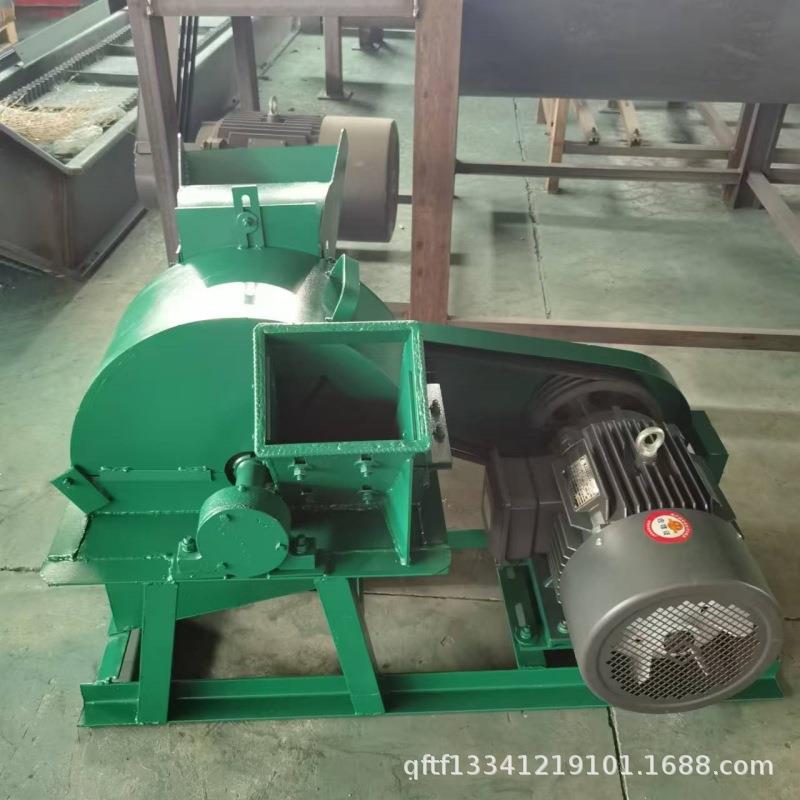 小型移动式木材粉碎机柴油版带动木头破碎机盘式竹子粉碎机