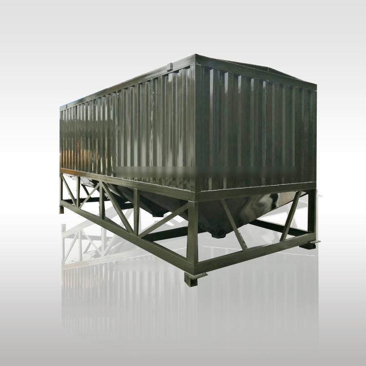 供应集装箱式粉煤灰储料罐可移动可升降80吨水泥仓搅拌站水泥仓
