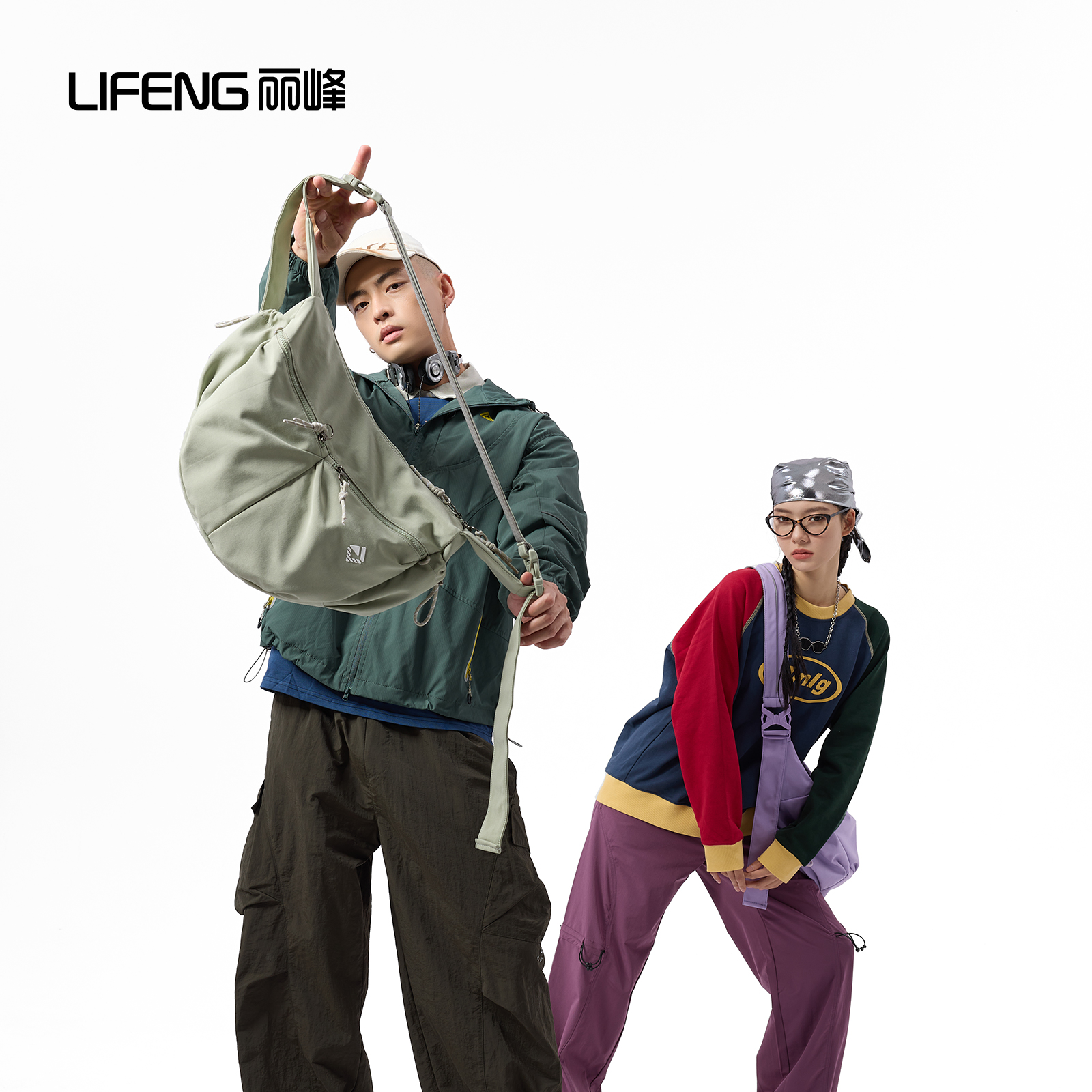 丽峰新款单肩斜挎包大容量