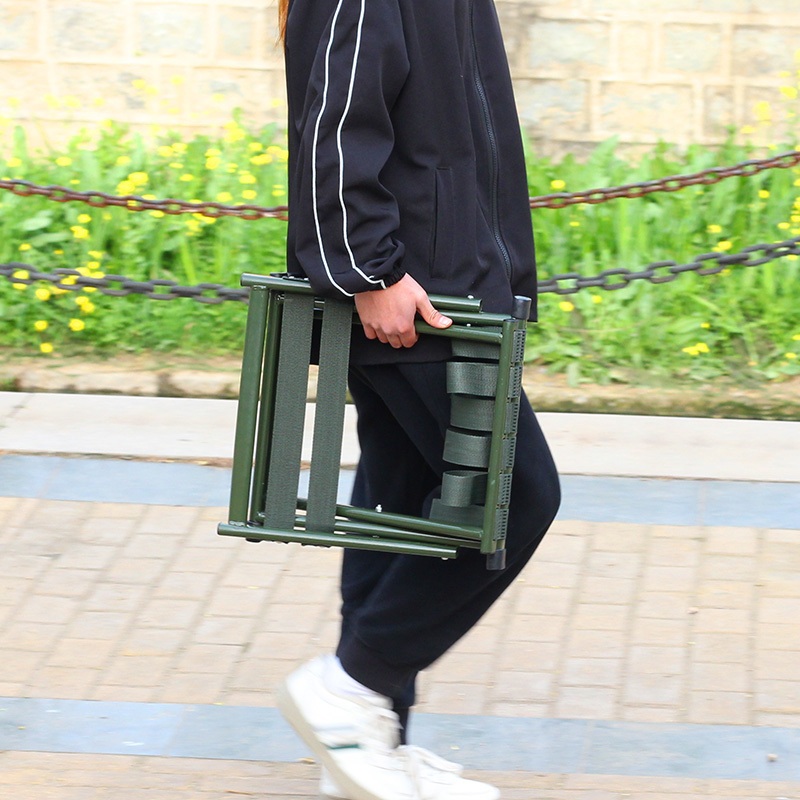 折叠椅子户外便携成人干活用矮靠背椅子方便携带折叠凳子钓鱼椅子