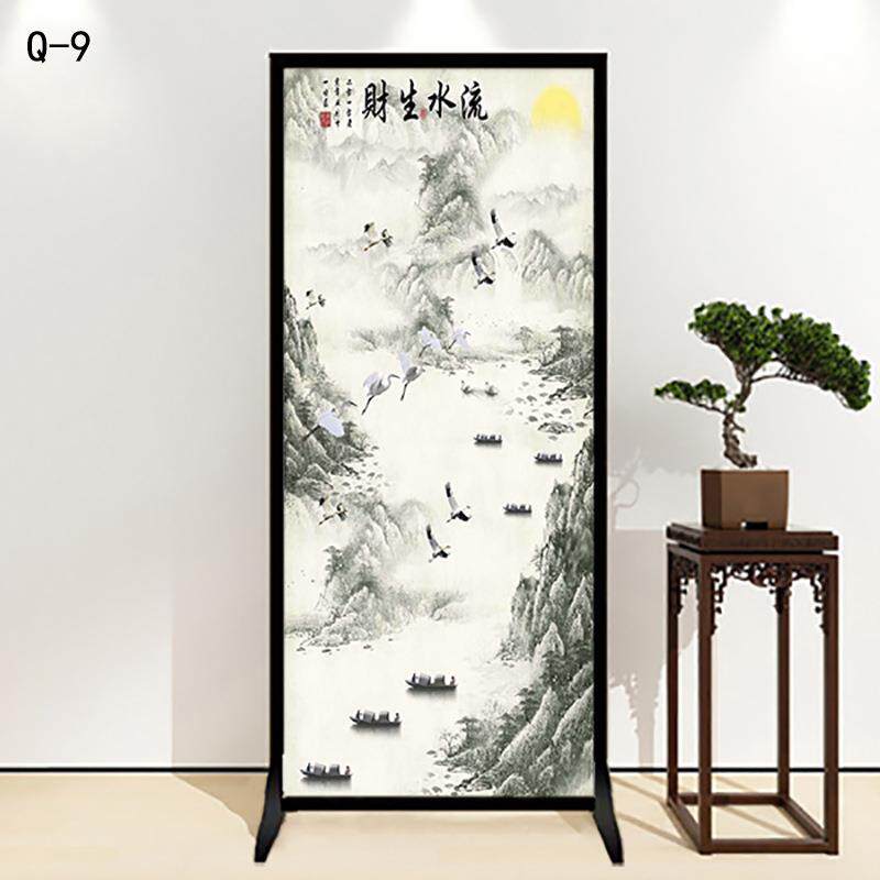 中式屏风隔断墙客厅关进门简卧室Q厕所易遮玄挡可移动现代扇单座