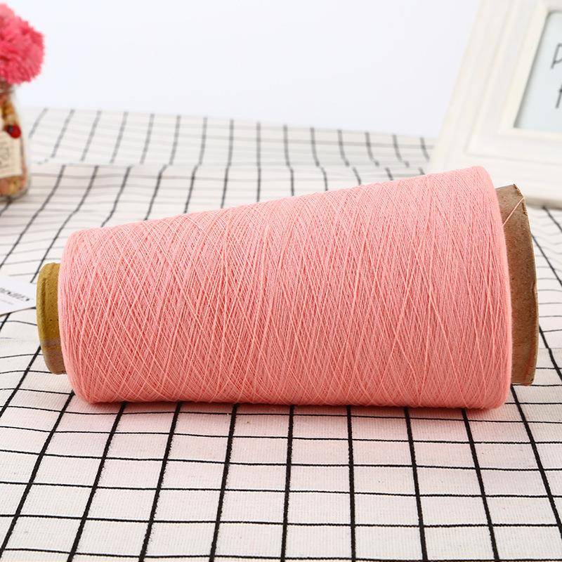 光绣花线强袜子烧毛丝服毛衫装衣领QVX辅料用纱线密纱纺40支捻棉