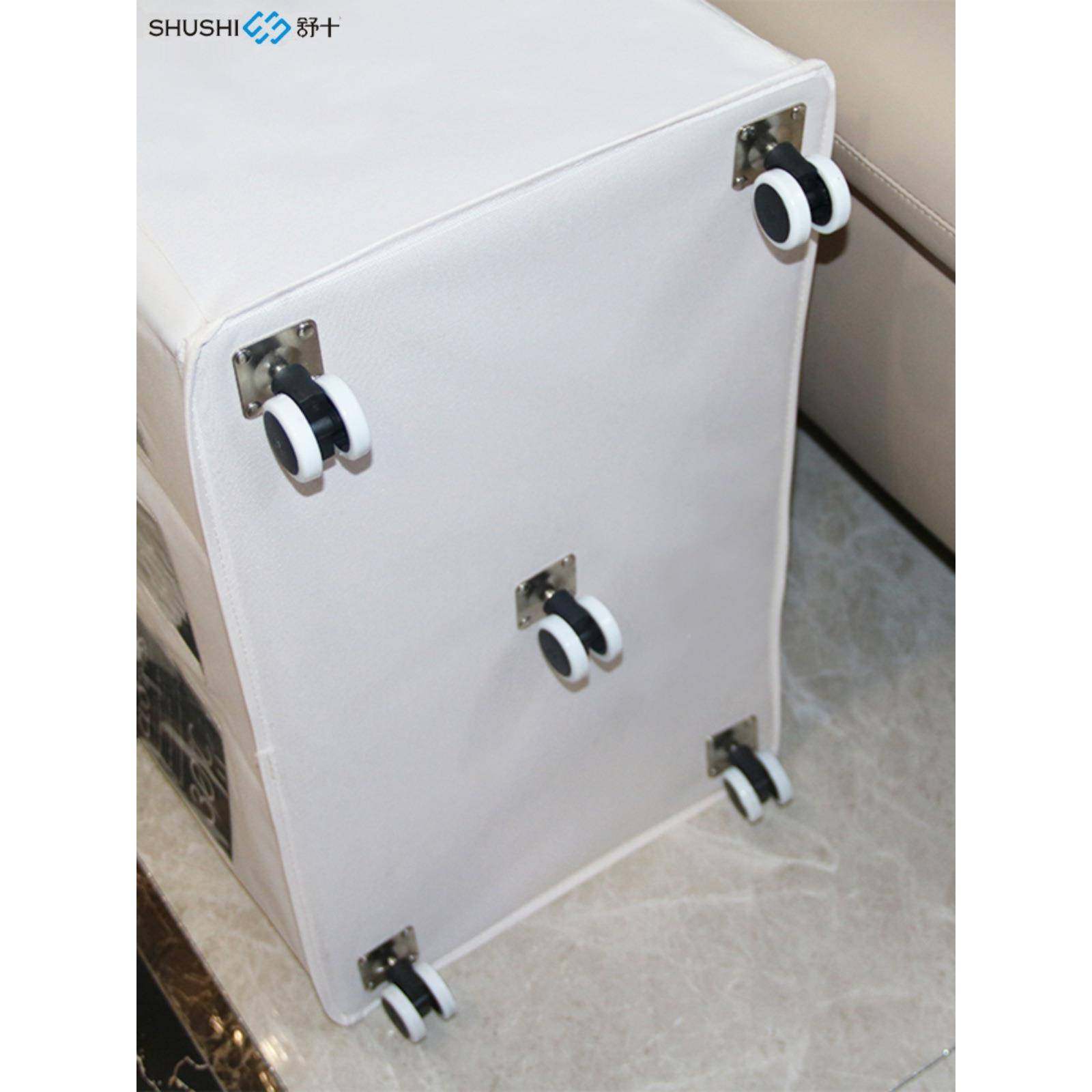 6M0可F765M9TH折叠洗衣篮带轮大容量防水衣篓浴室脏8衣服收袋篮子