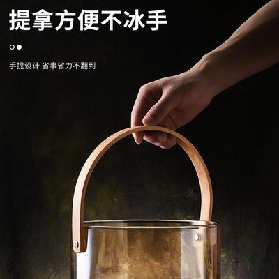 冰高颜值家用KTV玻璃香F96T5SSM槟啤酒酒网红红酒吧用品装冰块的