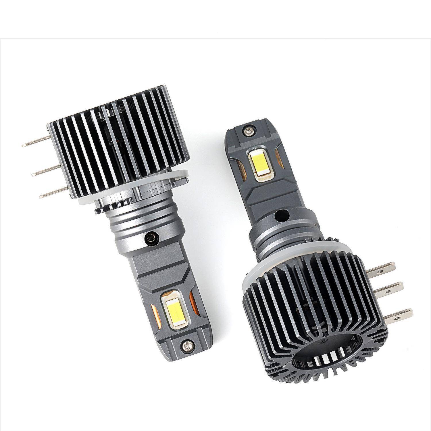 新款ANBUS5H1d55WLED汽车前大灯日行灯le汽车车灯汽H15车C雾灯