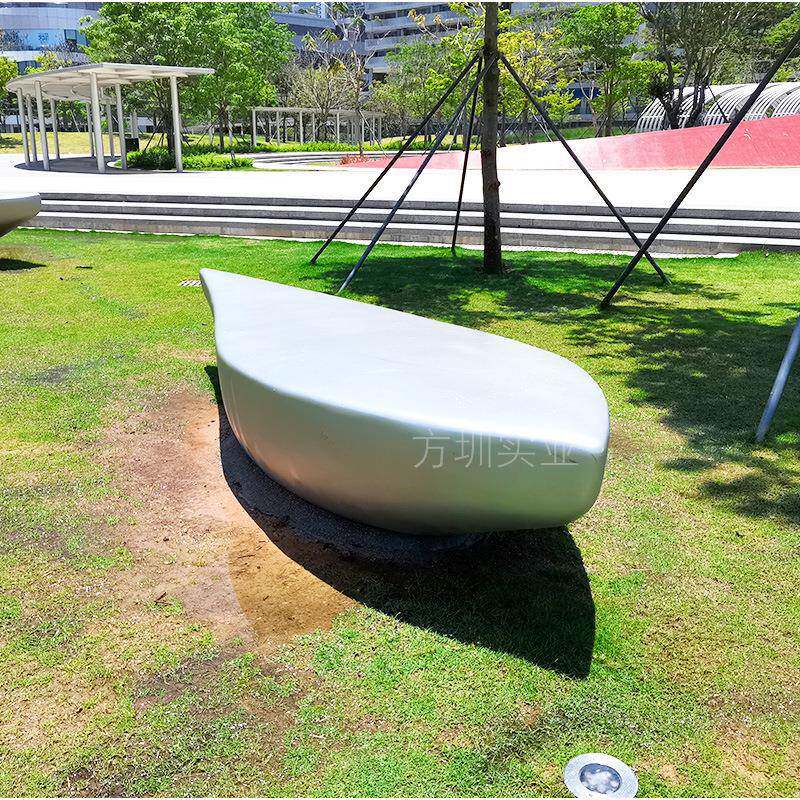 场园异形坐凳钢户外休闲椅玻璃创意树叶造广型xfz-656景公观休息