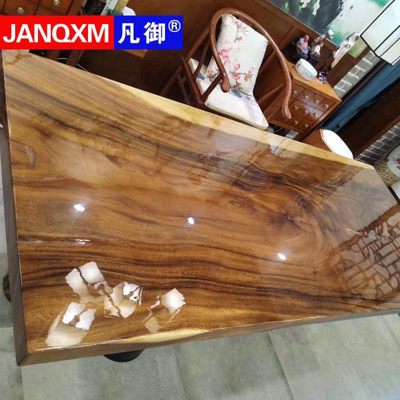 实大木板桌家AOQ具贴耐高温膜高档防烫台茶桌茶台面透明保护膜