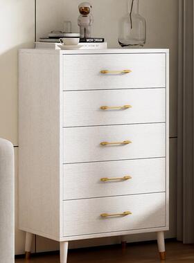 实木五床柜NYB尾斗柜储物收斗纳柜卧室书柜靠墙厅斗柜黑色轻奢白