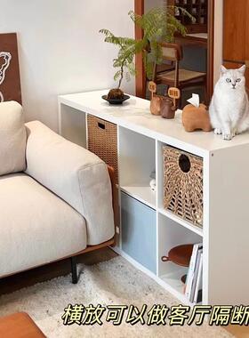 书架落地置物架沙发JUV边柜莱克格子包柜收纳柜子半围床边卡柜八