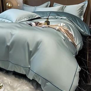夏季 奢华单 商务轻奢风1DC迪梦60支长绒棉纯棉四欧件套床10全0棉式