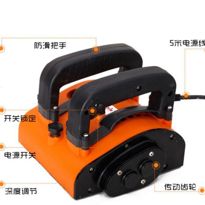 小型便携无尘刨墙机旧墙翻新