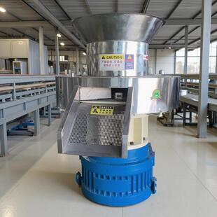 生颗物质燃料碳粒机成套备木屑秸秆设制机固废压块机全KN2087套生