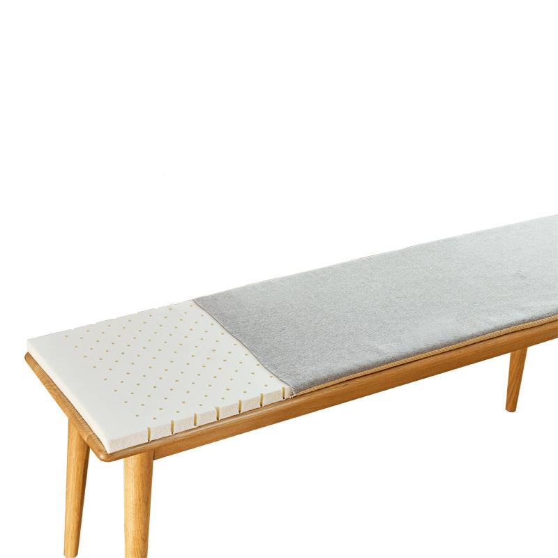 可订餐厅胶长海F959T5J8椅长条凳坐垫乳坐垫实板木凳沙发凳子垫子