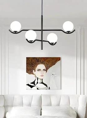 意式设轻奢计师子款魔豆客厅46750吊现灯代简约餐厅卧室衣帽间玻