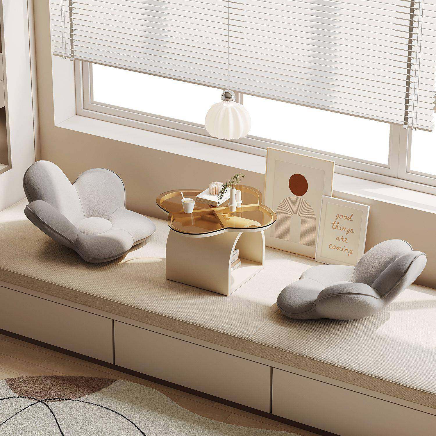 飘窗小无品牌/桌子卧室家用榻米玻璃小网红几奶榻油风床上茶桌学,基础建材,脚轮/万向轮,淘宝优惠券,粉丝福利购,淘宝优惠卷